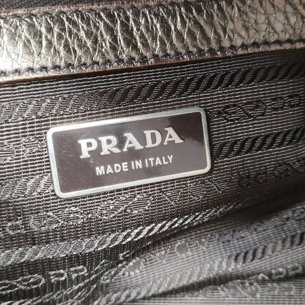 Prada Metallic Silver Women's Bag - Picture 7 of 9